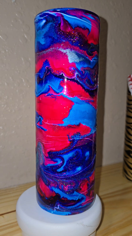 Vivid Pink and Blue