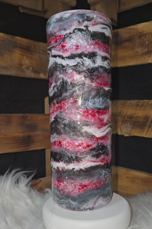 Valentines Glitter Swirl