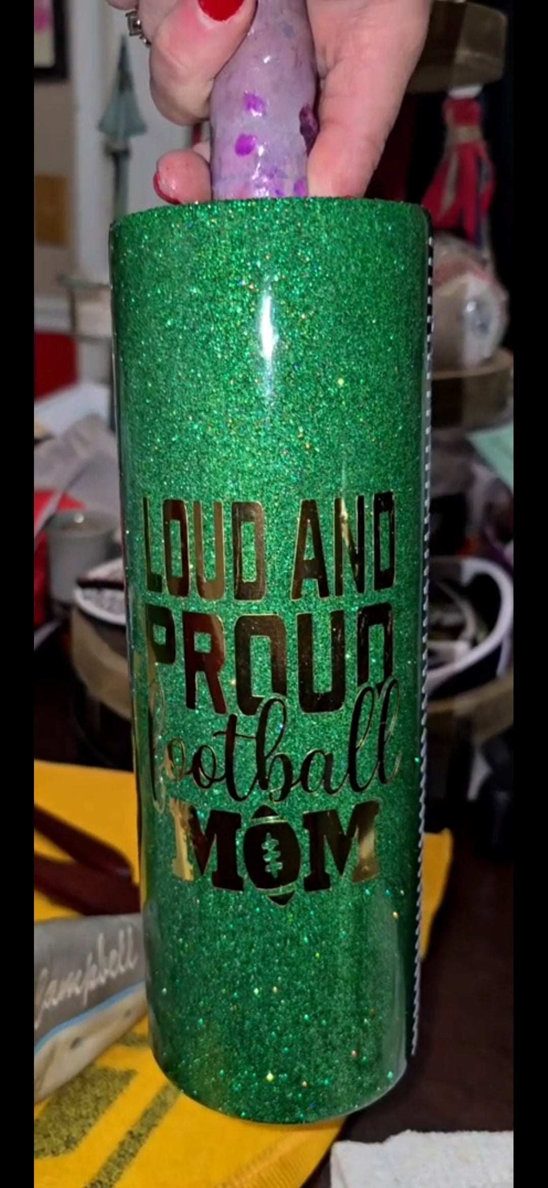 Loud Proud Football Mom